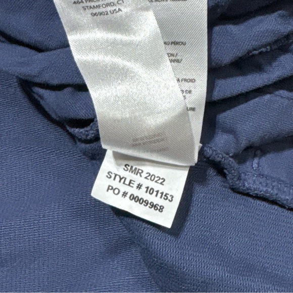 Rhone Mens Large Bolinas Beach Hoodie Pullover Blue Athleisure Workout - Picture 8 of 10